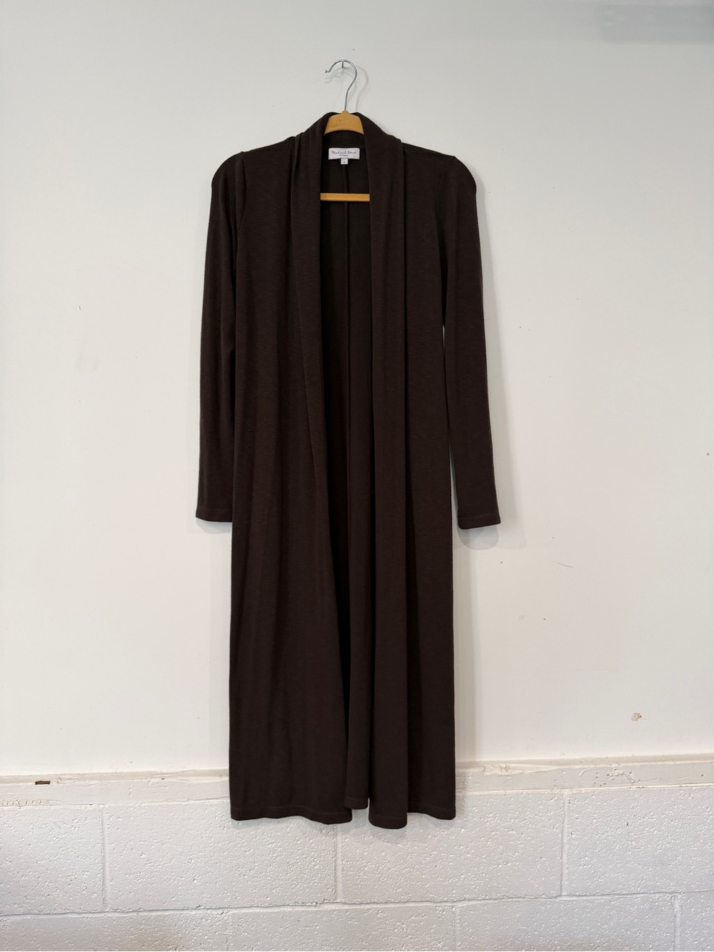 Michael Stars Long Open-Front Cardigan — Java